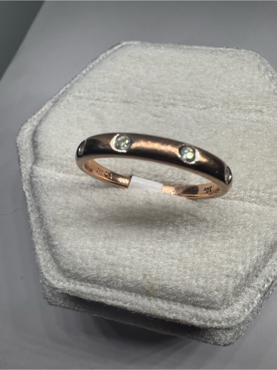 Jewelry - Vintage 10K 417 Solid Rose Gold Diamond Ring | Natural Diamond | Size 6